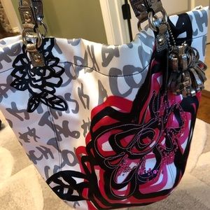 Coach poppy collection purse